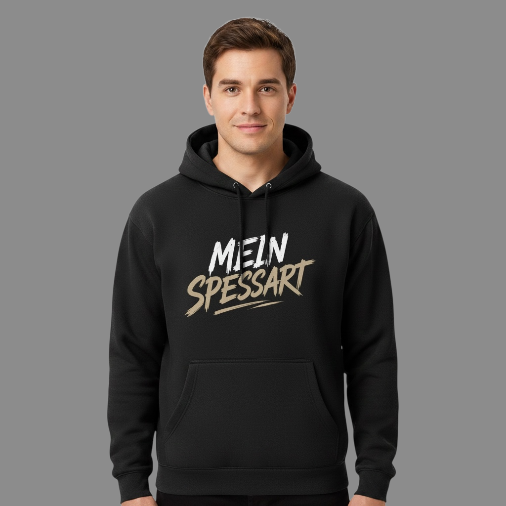 Mein Spessart Hoodie – Schwarz