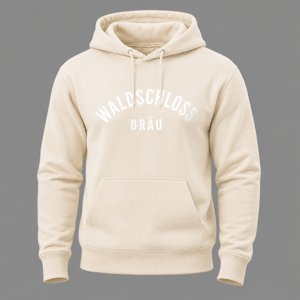 Waldschloss Bräu Hoodie White Sand